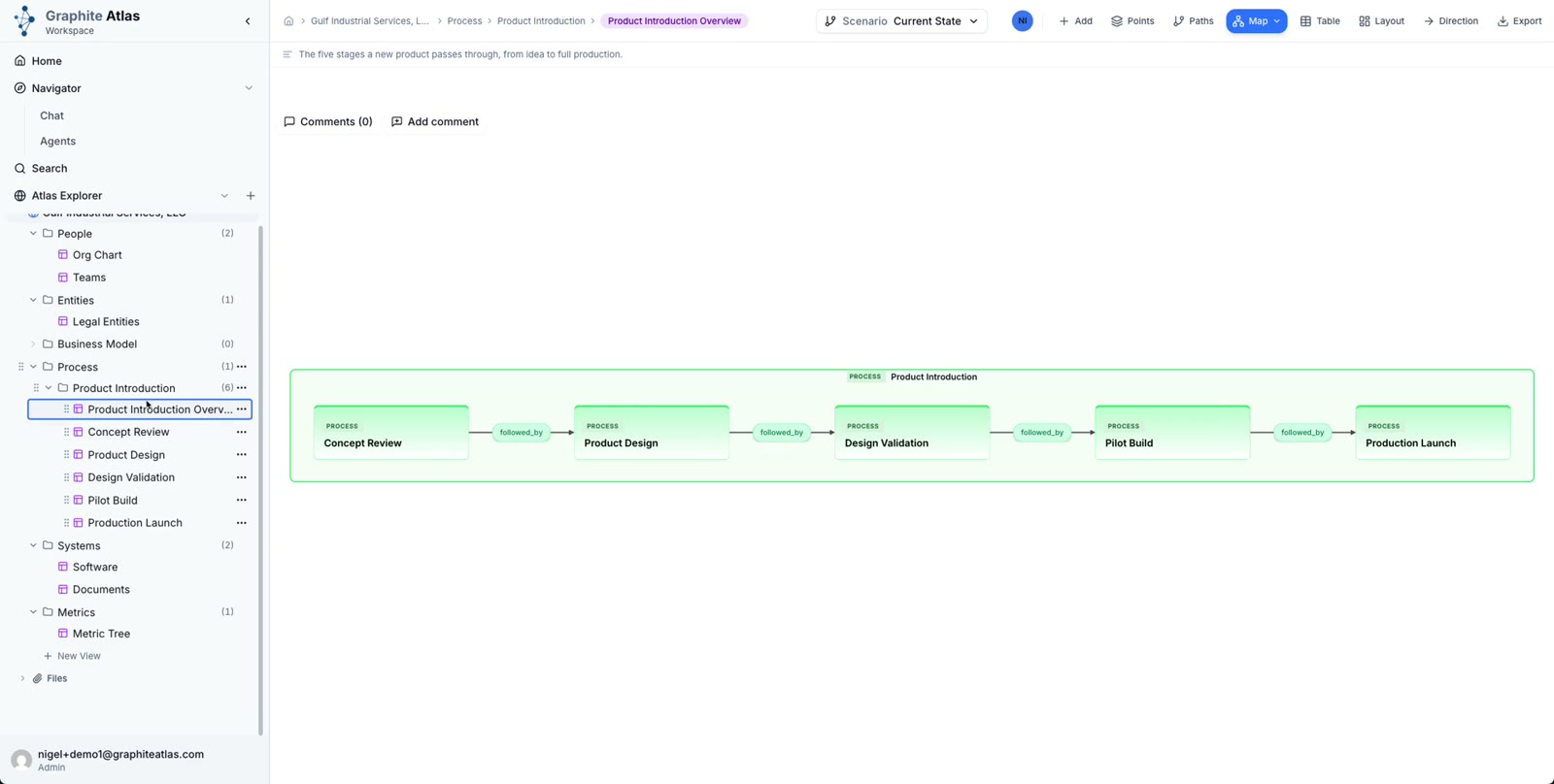 The process overview